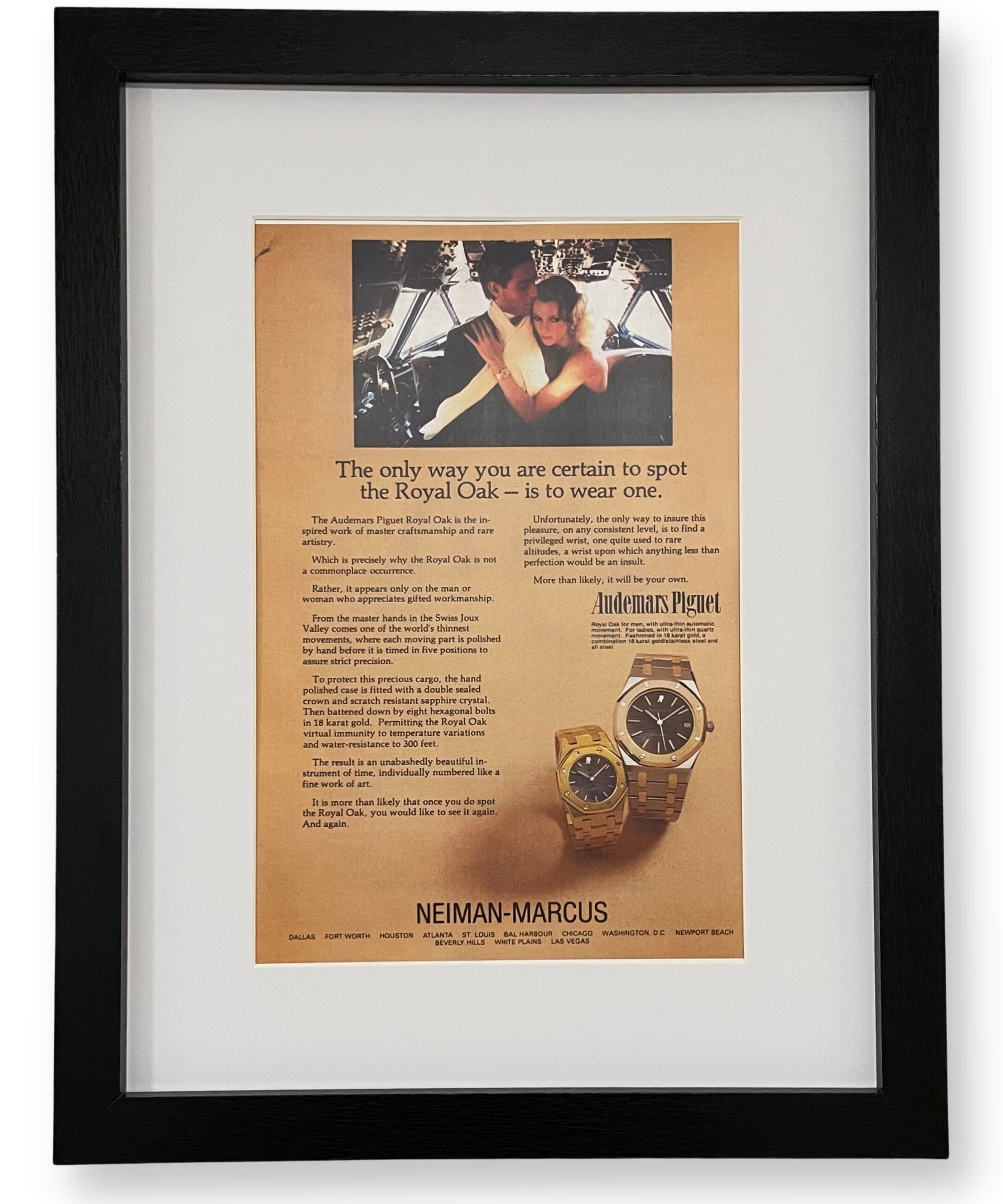 Audemars Piguet Royal Oak framed ad