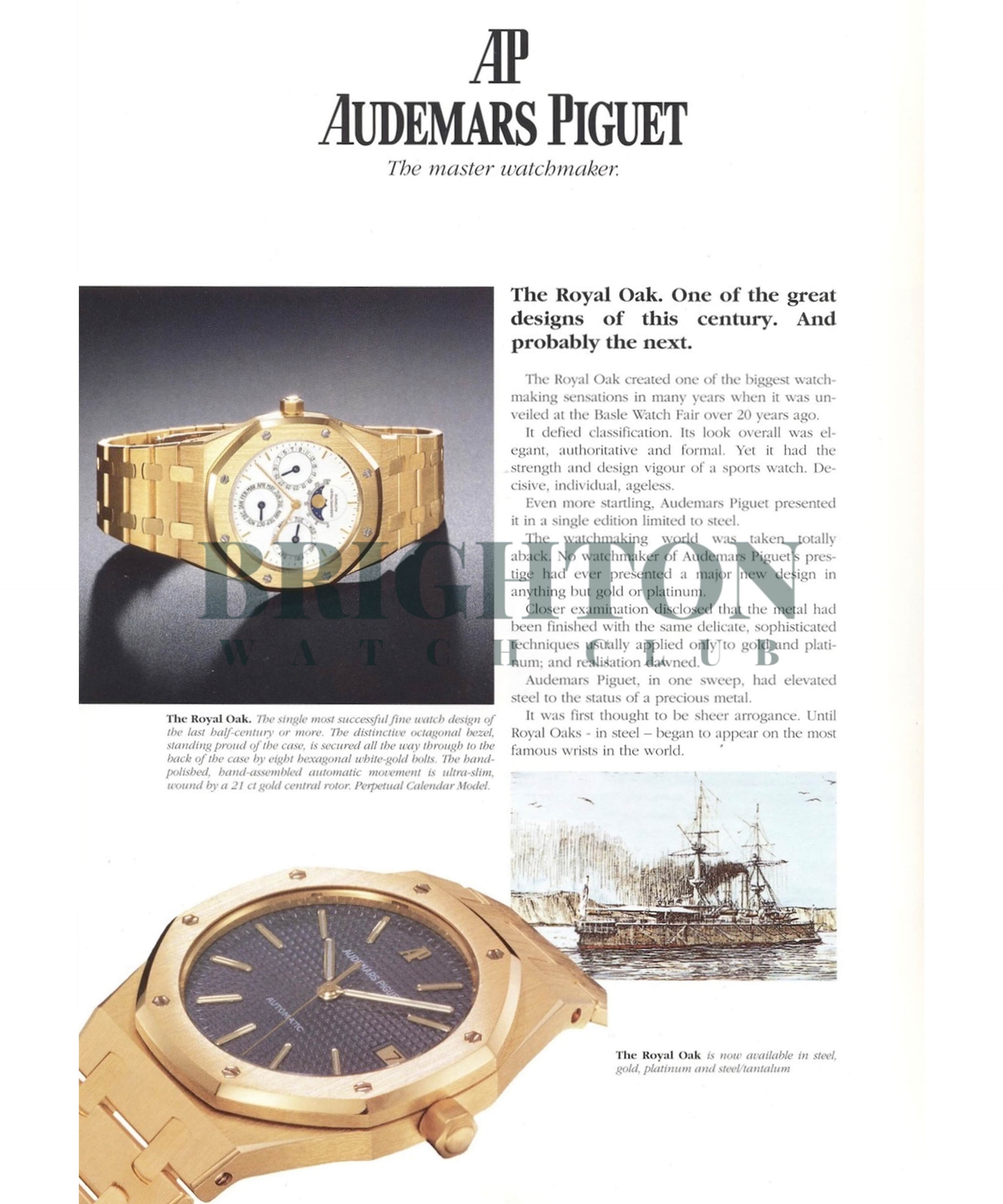 Audemars piguet online advertising