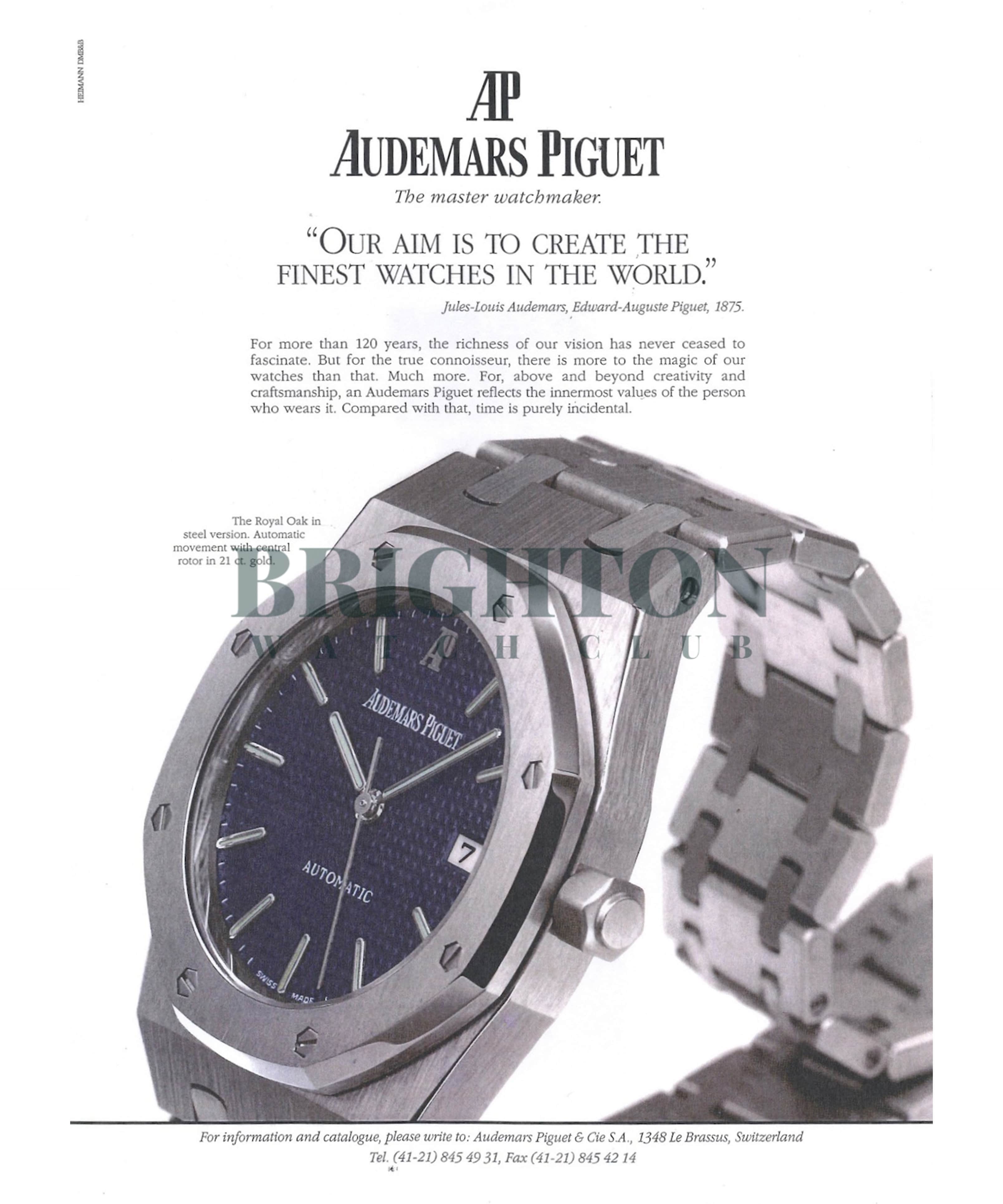 Audemars Piguet Royal Oak framed ad