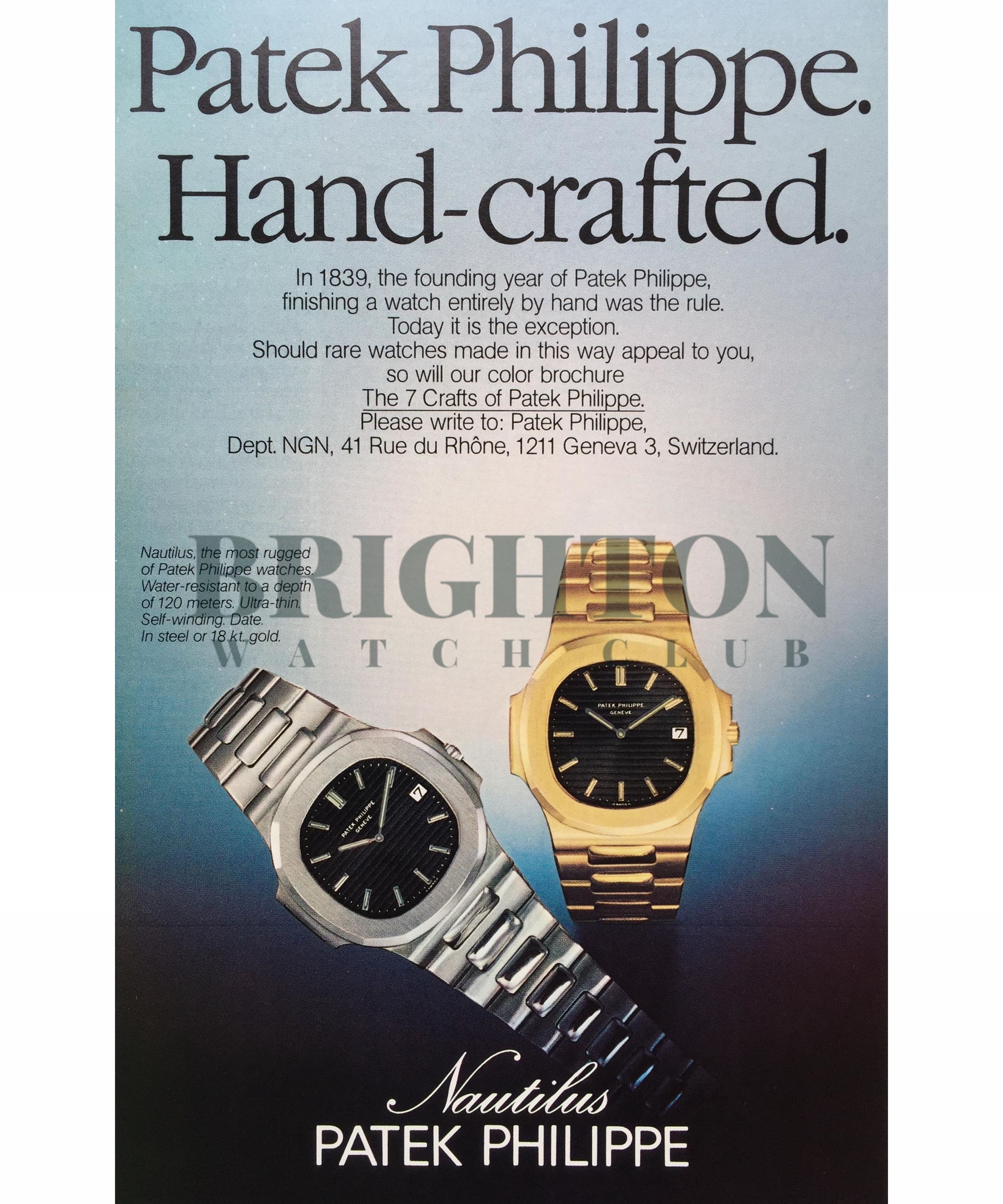 Patek best sale philippe advertisement